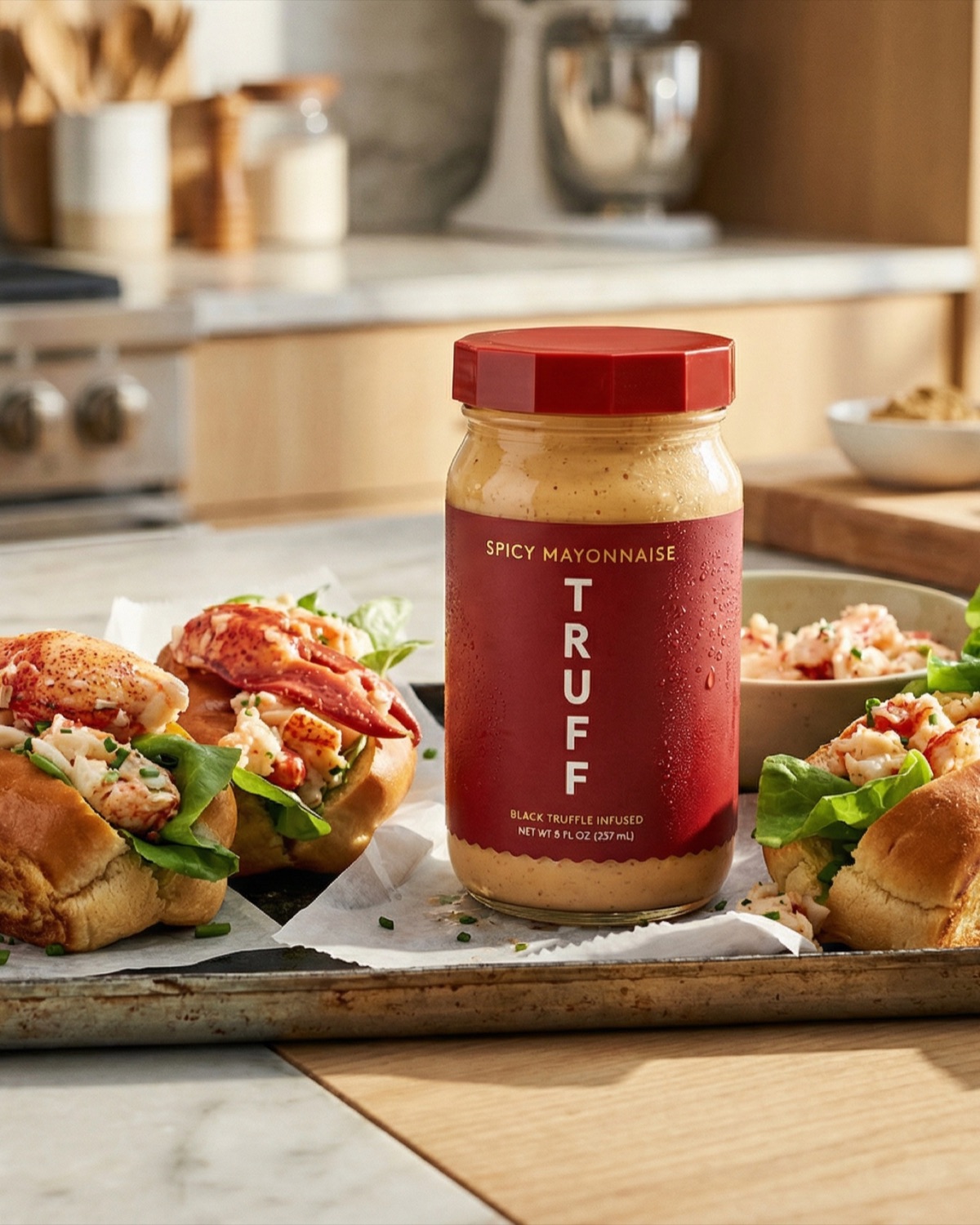 Lobster rolls with Truff Spicy Mayonnaise