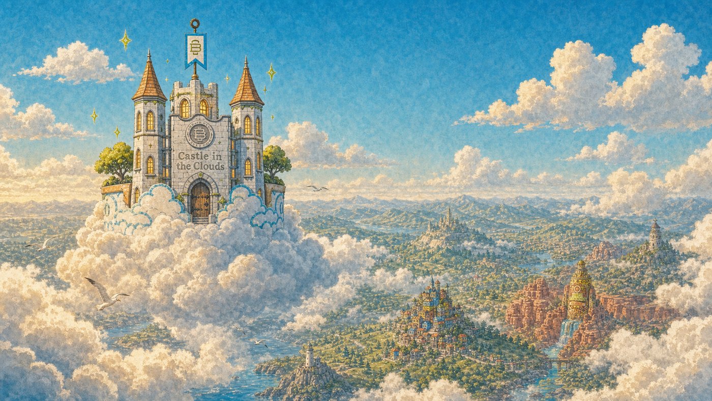Burlington Beer Co. Castle in the Clouds illustrated realm map